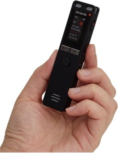 AIWA Grabadora de Voz Digital DVR-A400 Radio Fm,Memoria 16Gb,Ranura Micro Sd