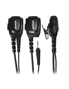 JETFON JDR-1708E/C Micro Auricular Rizado Desmontable El Auricular Por Clavija 2,5 Para Motorola