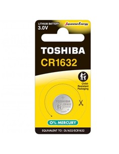 TOSHIBA Pila Boton CR1632 Litio 3V