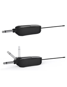 HIFUTURE Pack 2 Microfonos Inalambricos Recargables WM100 Negro