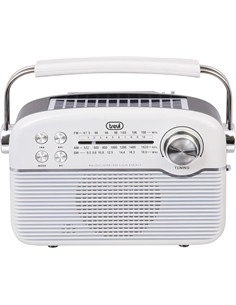 TREVI Radio Retro COn Panel Solar/ Radio/Usb/Aux/BT RA 7F50 BT Blanco