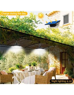ANDOWL Lampara Led Solar Con Mando Q-LD031