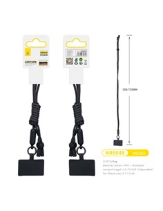 ONE PLUS Colgador Para Movil Con Cordon Nylon NR9545 4.7-7" Surtido Colores