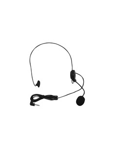 IKS Microfono De Cabeza Clavija 3.5mm 1 Mtr HEADSET 30KS Negro