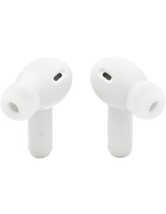 JBL Auricular Bluetooth WAVE BEAM 2 Blanco Con Cancelacion De Ruido y Estuche de Carga