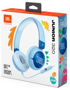 JBL Auricular De Casco JUNIOR 320 Con Cable Azul