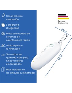 BEURER Curador de Picaduras de Mosquitos BR 10 Con Mosqueton