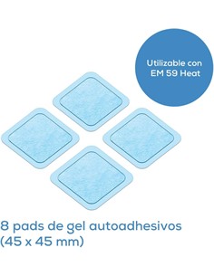 BEURER Set de 8 Electrodos Para Tens EM 59 Pads de Gel Adhesivos