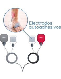 BEURER Set de 8 Electrodos Para Tens EM 59 Pads de Gel Adhesivos