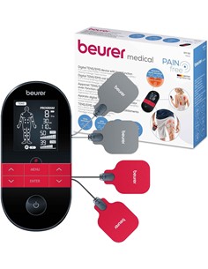 BEURER Electroestimulador Digital EM 59 Tens/EMS Con Funcion de Calor 64 Programas