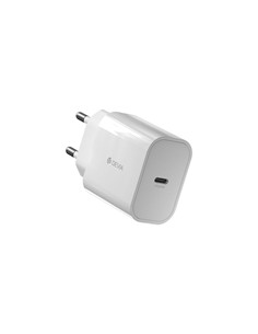 DEVIA Cargador Red Tipo C + Cable Datos Lightning Blanco 20W