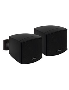 FONESTAR Pareja De Altavoces Baja Impedancia 25WMax,12WRMS CUBE-62 Negro