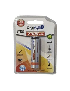 DIGIVOLT Pila Recargable 18650 Litio BT-2500