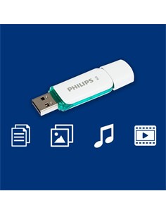PHILIPS Pendrive 8Gb 2.0 Blanco Snow