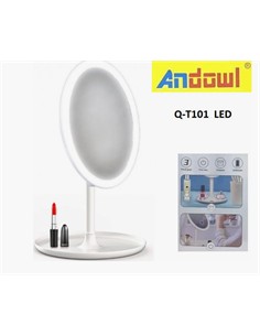 ANDOWL Espejo Led Para Maquillaje Q-T101