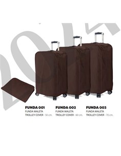 BENZI Funda Para Maletas de Tela Marron 70cm