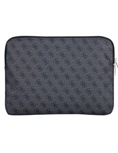 GUESS Funda Ordenador Portatil 4G Zipper 13"-14" Negra