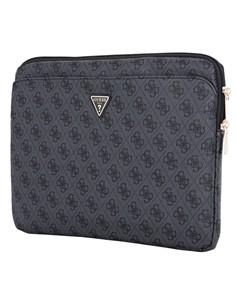 GUESS Funda Ordenador Portatil 4G Zipper 13"-14" Negra