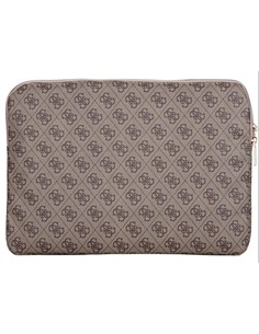 GUESS Funda Ordenador Portatil 13"-14" 4G Zipper Marron