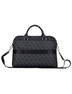 GUESS Funda Maletin Para Portatil 13"-15"4G ZIPPER Negra Con Logo