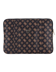 GUESS Funda Ordenador Portatil 13"-14" PEONY POCKET Negra Con Logo