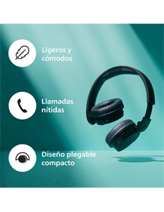 PHILIPS Auricular De Casco Bluetooth TAH3209 Negro