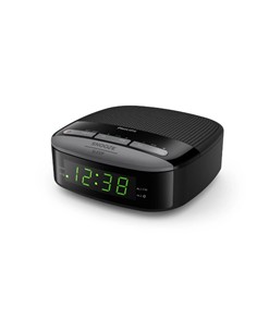 PHILIPS Radio Reloj Despertador Digital TAR3305/12 Negro