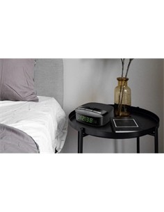 PHILIPS Radio Reloj Despertador Digital TAR3305/12 Negro