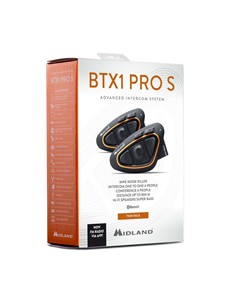 MIDLAND Pack 2 Intercomunicador Para Moto BTX1 PRO S