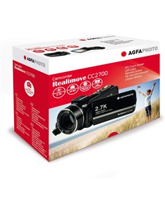 AGFAPHOTO VideoCamara Digital Realimove CC2700 24Mp,18X Zoom,3" lcd,2.7K Con Mando