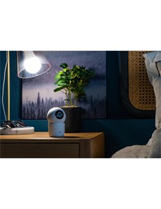 GARZA Camara Vigilancia ORWELL Wifi 360º,2.5K Quad HD Sensor Movimiento,Vision Nocturna,