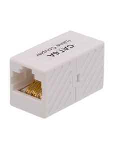 EUROCONNEX Adaptador Empate Rj45 H/H Cat6A Blanco 4432