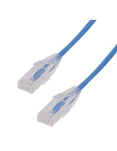 EUROCONNEX Cable Red RJ45 Cat6A 5Mtrs 0086AZ-5 Azul 10 Gpbs 500 Mhz LZSH % 100% Cobre