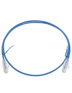 EUROCONNEX Cable Red RJ45 Cat6A 5Mtrs 0086AZ-5 Azul 10 Gpbs 500 Mhz LZSH % 100% Cobre