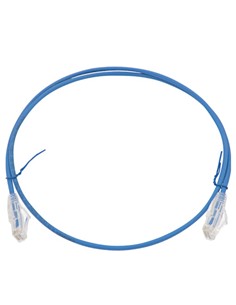 EUROCONNEX Cable Red RJ45 Cat6A 3Mtr 0086AZ-3 Azul 10Gbps 500Mhz LZSH & 100% Cobre