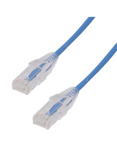 EUROCONNEX Cable Red RJ45 Cat6A 1Mtr 0086AZ-1 Azul 10 Gpbs 500Mhz LZSH &100% Cobre