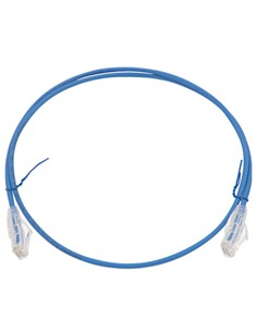EUROCONNEX Cable Red RJ45 Cat6A 1Mtr 0086AZ-1 Azul 10 Gpbs 500Mhz LZSH &100% Cobre