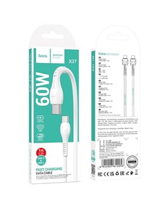 HOCO Cable Datos Tipo C M/M 1Mtr 60W X37 Blanco