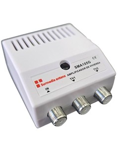 SURMEDIA Mini Amplificador de Antena TV 1Entrada - 2 Salidas 5G LTE SMA105G