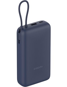 XIAOMI Bateria Externa 20000Mah Con Cable Integrado Azul BHR8975GL