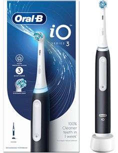 ORAL B Cepillo Dental Electrico IO Series 3 Blanco MATT Negro