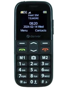 DENVER Telefono Basico Con Teclas Grandes 4G Senior BAS-18600L Negro