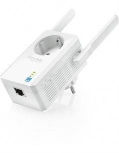 TP-LINK Repetidor Wifi TL-WA860RE con Enchufe, 2 Antenas 300Mbps