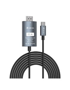 DEVIA Cable Tipo-C a HDMI 2mtrs