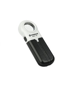 KONUS Lupa FLEXO-MINI 8x con Luz Led