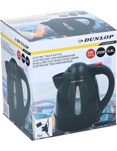 DUNLOP Hervidor de Agua 0.8L de 24V, 250W para coche y camiones/barco.