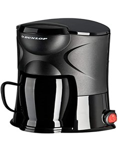 DUNLOP Cafetera de Viaje 24V de 1 Taza para coche camion barco.