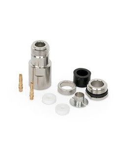 KOMUNICA Conector N/Hembra Plata Para Crimpar Para RG213 Hembra UG 23 SL T AIRCOM-P/LMR4