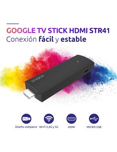 STRONG Adaptador Smart TV 4K  HDMI  SRT41,(netflix, ytube,disney,amazon prime)hey google.