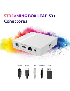 STRONG Caja MultiMedia 4K  2-16GB  LEAP-S3+V2, streaming tv box, hey google-